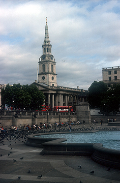 View of Trafalgar Square