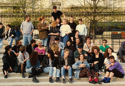 HADAF students in the Tuileries Gardens 
