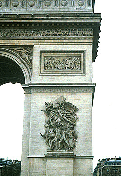 Arc de Triomphe: 'The Departure of the Volunteers of 1792' (and other sculptural reliefs)