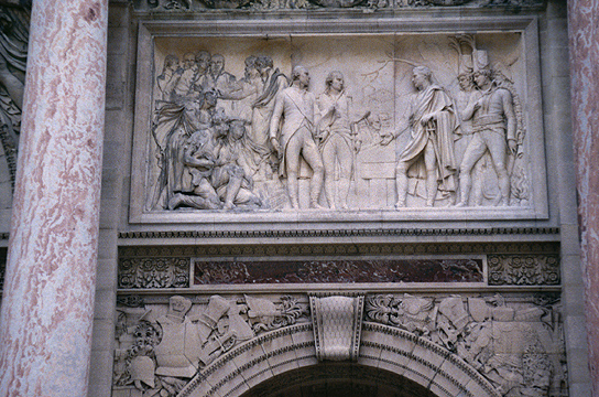 The Louvre - Arc du Carrousel: detail