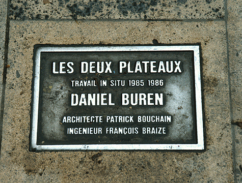 Palais Royal: 'The Two Plateaux'