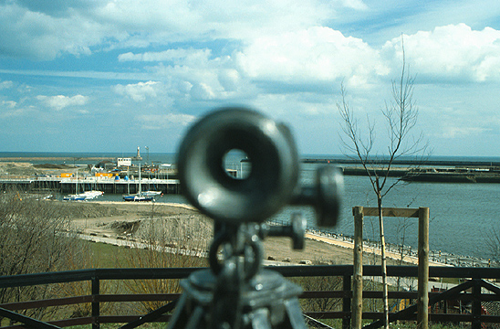 'Watching and Waiting' - detail: view through telescope