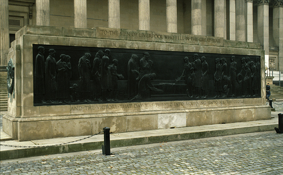Cenotaph: panel To the men of Liverpool.. 
