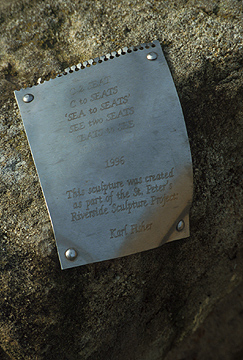 'Sea to Seats' - information plaque