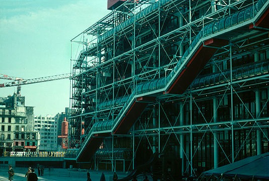 Pompidou Centre - west facade