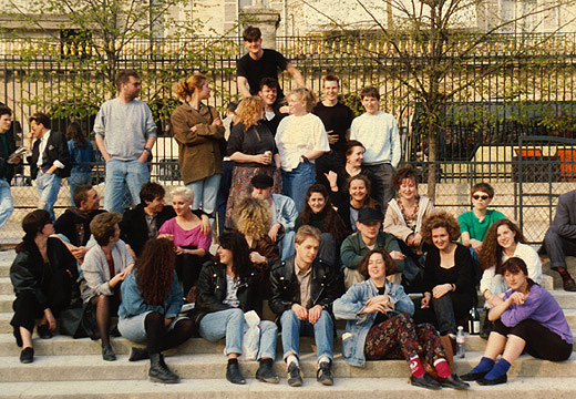 HADAF students in the Tuileries Gardens