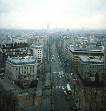 View from the Arc de Triomphe