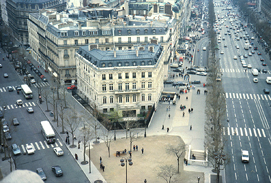 View from the Arc de Triomphe