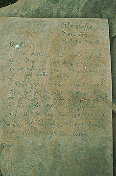 'The Red House' - letter