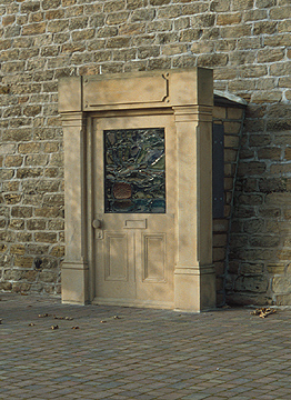 'Passing Through' - door and porch on wall