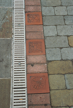 Decorative paving - detail
